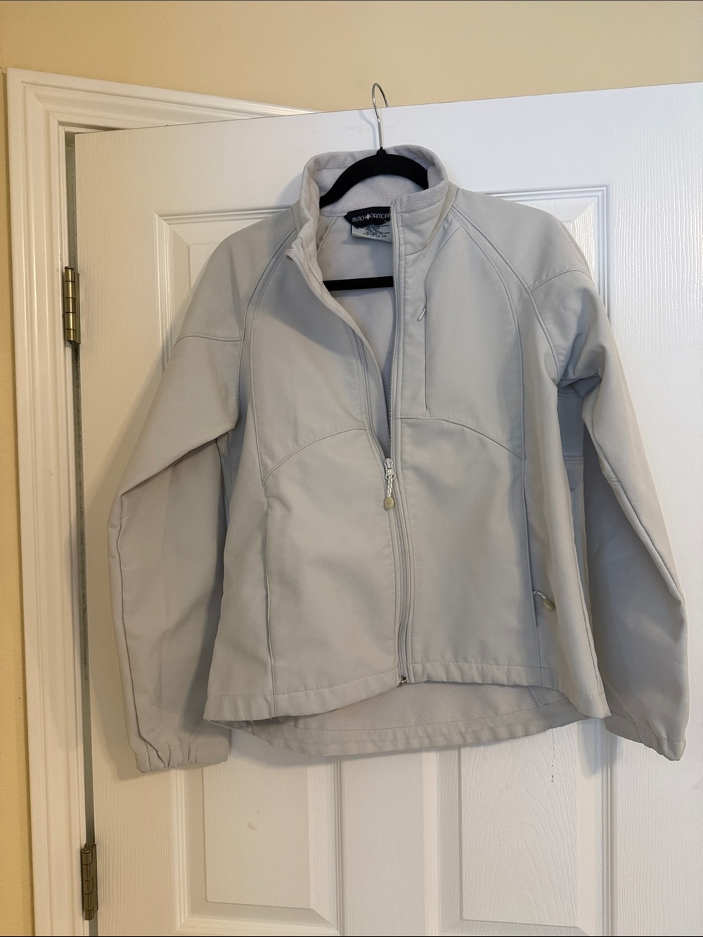 Light Gray Utility Softshell Jacket - Picture 1 of 3